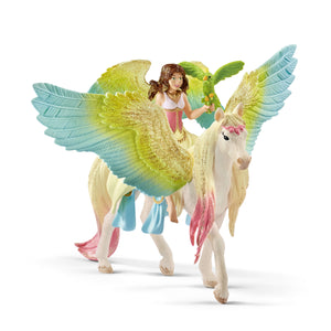 Schleich - 70566 | Bayala: Fairy Surah With Glitter Pegasus