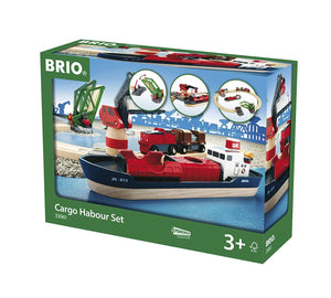 BRIO - 33061 | Cargo Harbour Train Set