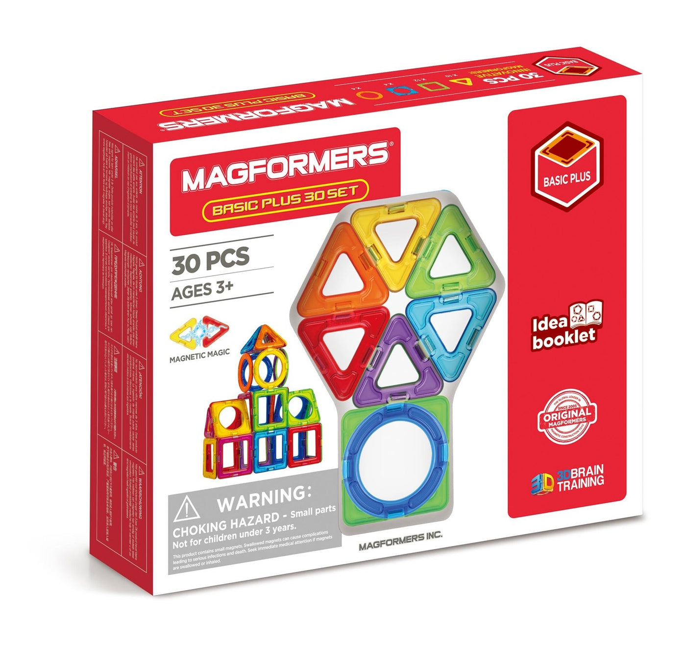 Magformers - 715015 | Magformers Basic Plus 30 piece – Castle Toys