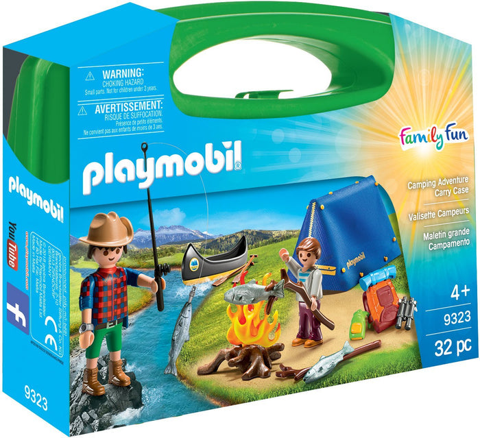 Playmobil - 9323 | Family Fun: Camping Adventure Carry Case
