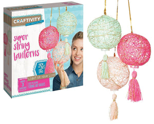 Creativity For Kids Craftivity Super String Lanterns - 3503000