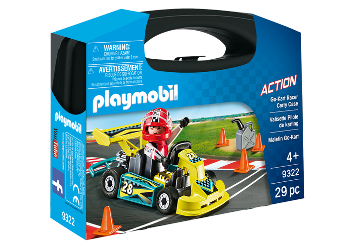 Playmobil - 9322 | Action: Go-Kart Racer Carry Case