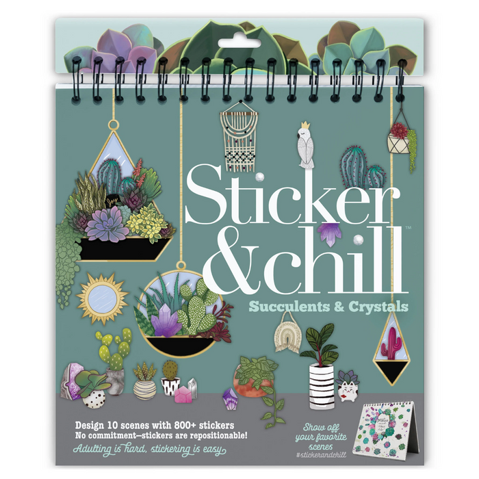 46 | Sticker & Chill: Succulents & Crystals