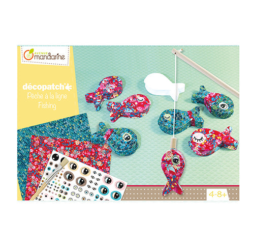 Avenue Mandarine - AMKC041  Creative Box: Decopatch Fishing – Castle Toys