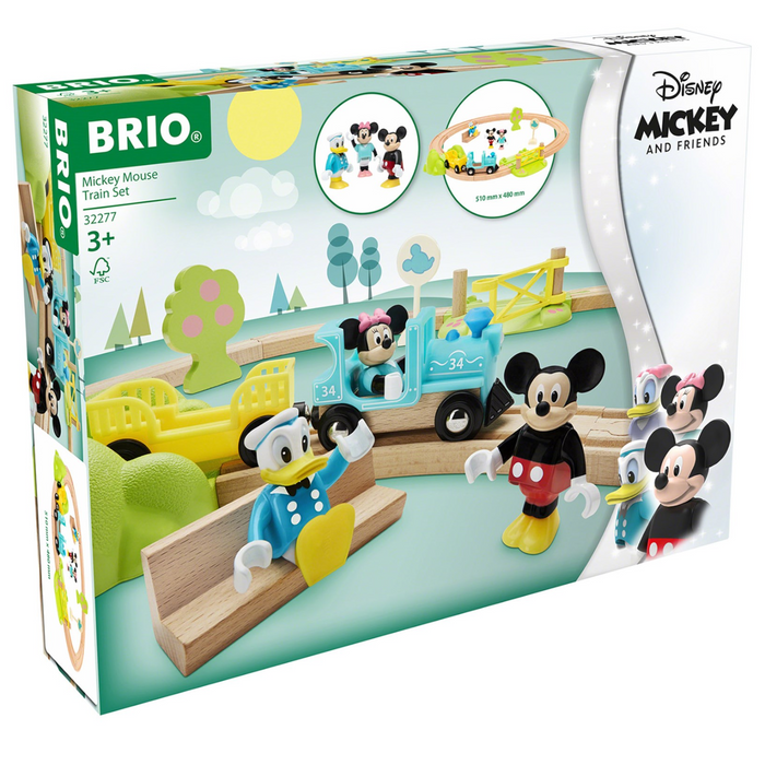 BRIO - 32277 | Mickey Mouse Train Set