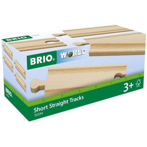 BRIO - 33334 | Short Straight Train Tracks