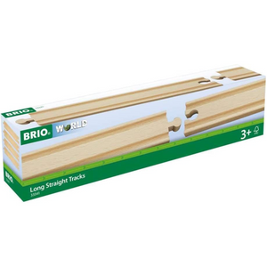 BRIO - 33341 | Long Straight Train Tracks Set
