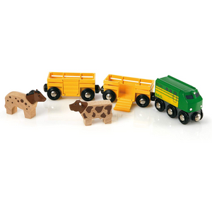 BRIO - 33404 | Farm Animal Train Set
