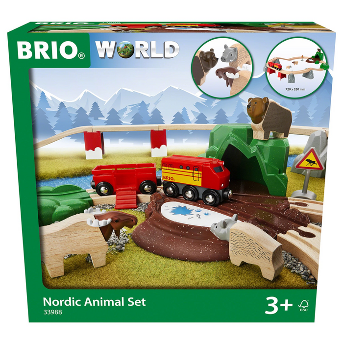 BRIO - 33988 | Nordic Animal Set