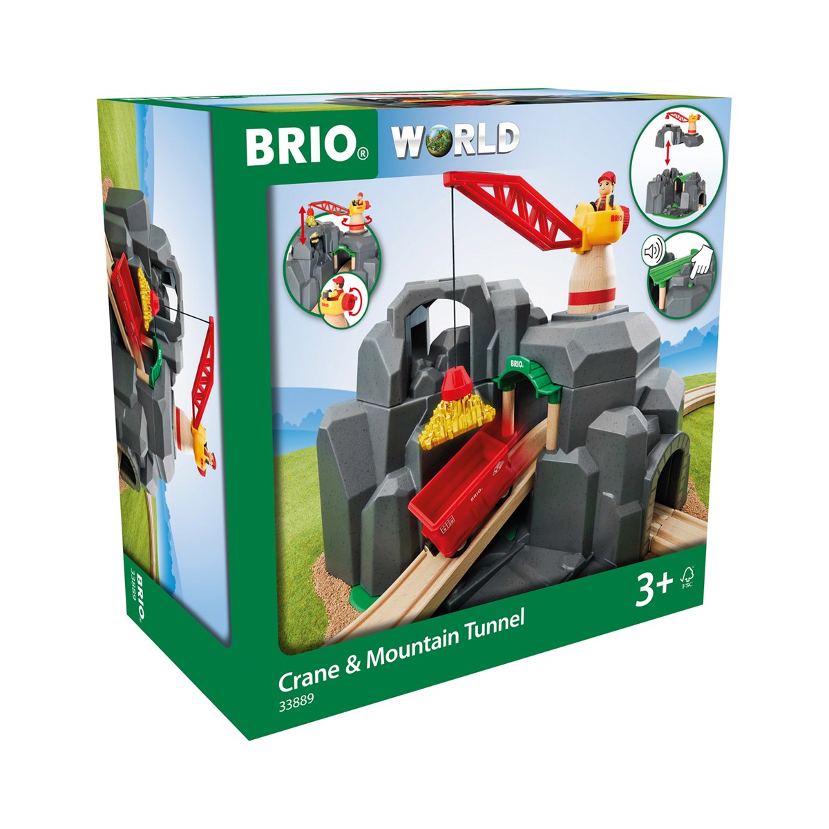 BRIO World - 33674 Signal Station, 2 Piece Toy Train Accessory for Kids