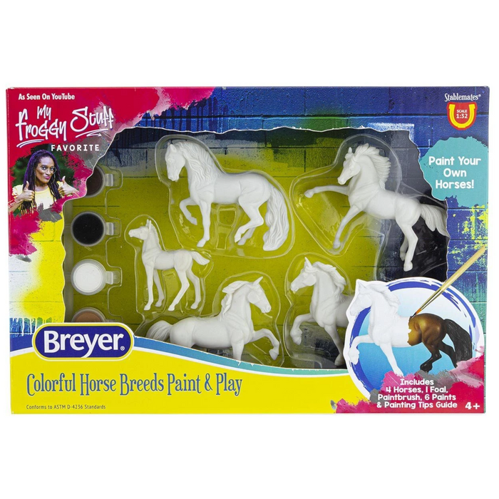 Breyer - 4234 | Stablemates: Horse Crazy Breeds Paint & Play
