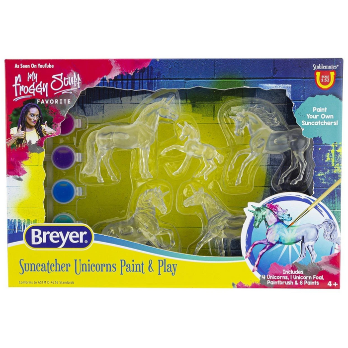 Breyer - 4238 | Stablemates: Suncatchers Unicorn Paint & Play