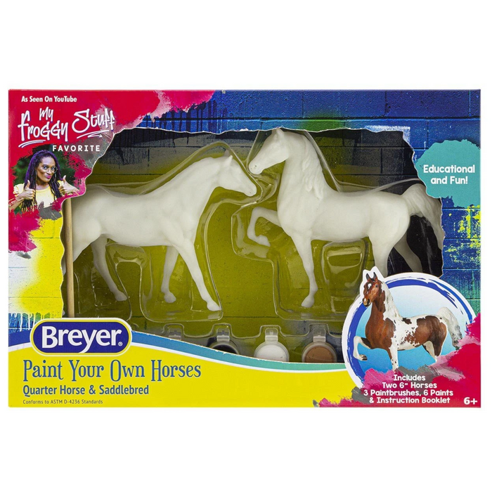 Breyer - 4260 | Paint Your Own Horses Quarter Horse & Saddlebred