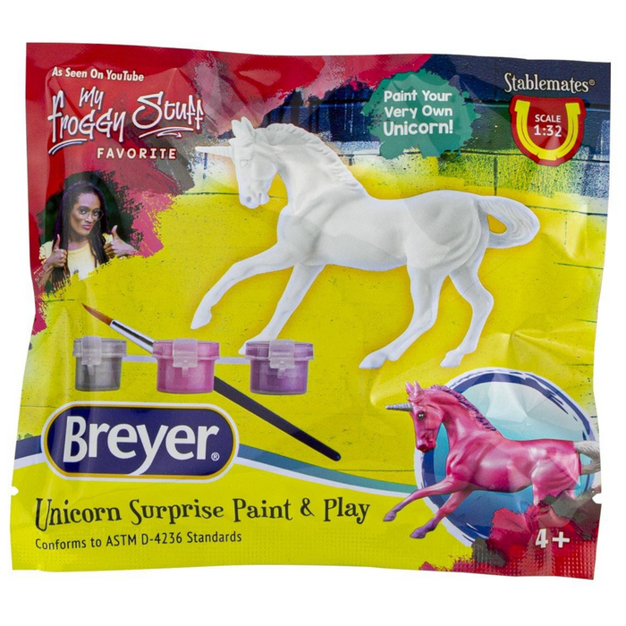 Breyer - 4261 | Stablemates: Unicorn Surprise Paint & Play - Assorted (One per Purchase)