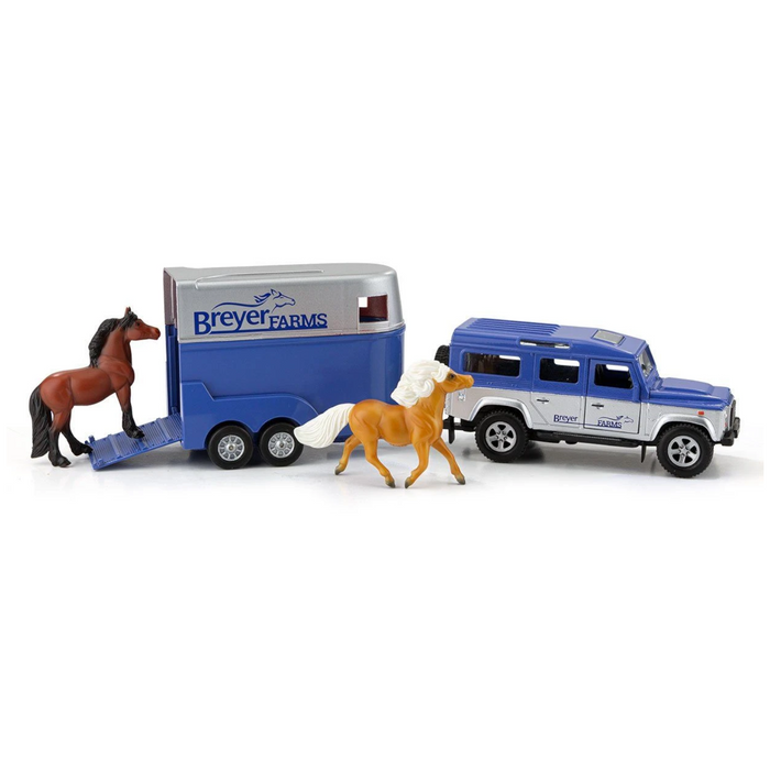 Breyer - 59216 | Stablemates: Land Rover and Trailer