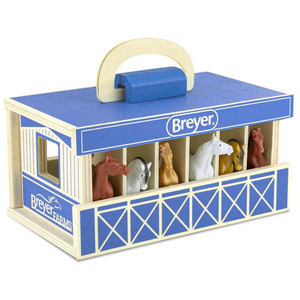 Breyer - 59217 | Stablemates: Wood Carry Stable 1:32
