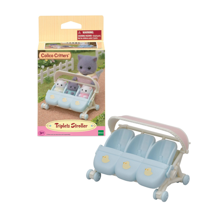 Calico Critters - CC1898 | Triplets Stroller