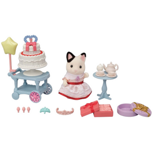 Calico Critters - CC1975 | Tuxedo Cat Party Time Playset