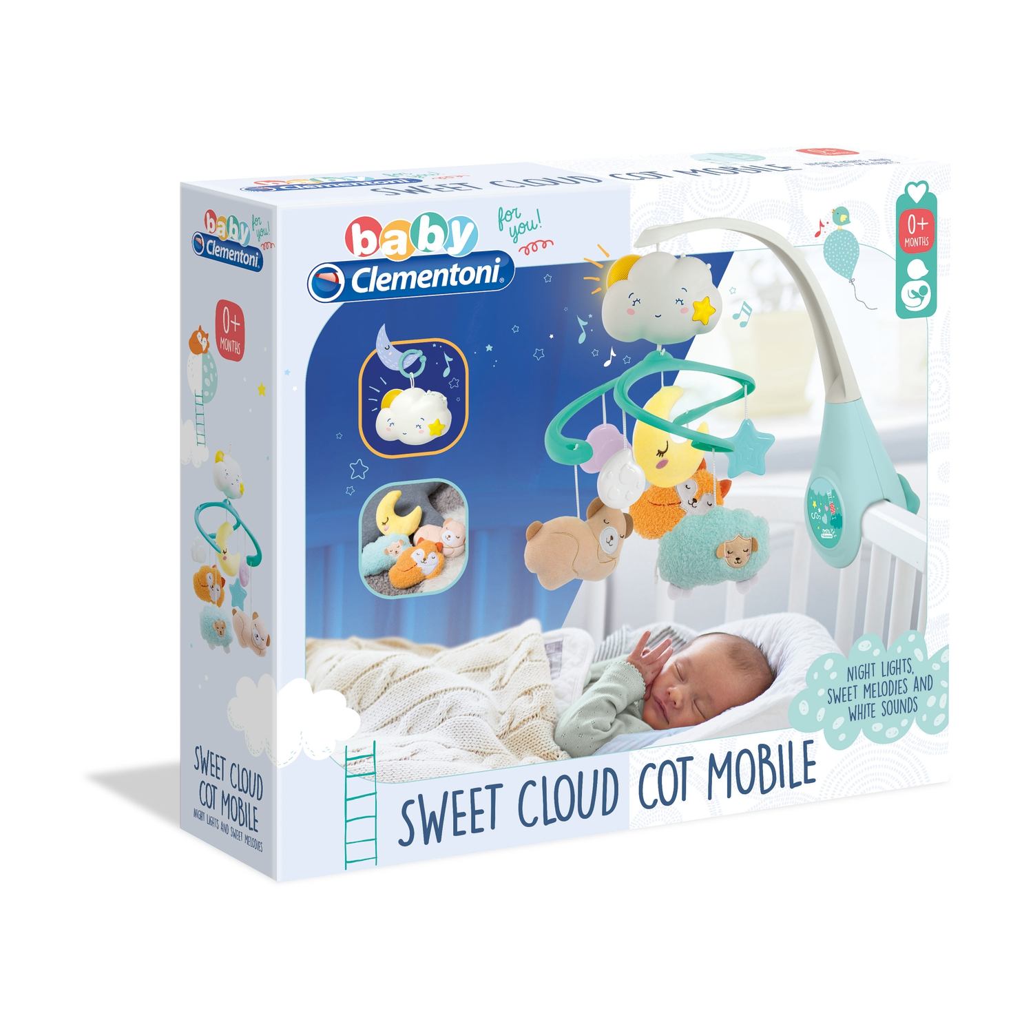 Light up best sale cot mobile