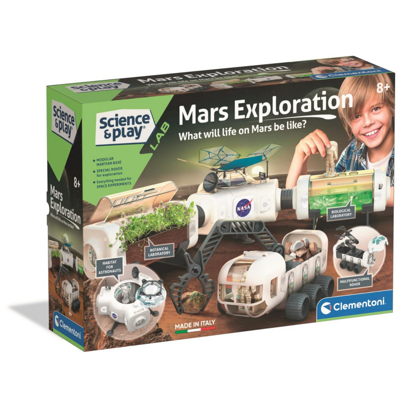 Clementoni 615452 Mars Exploration Castle Toys