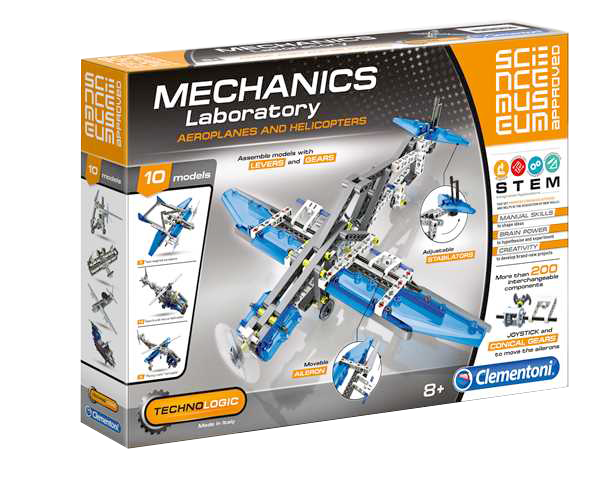 Clementoni - 75028 | Mechanical Laboratory: Aeroplanes & Helicopters