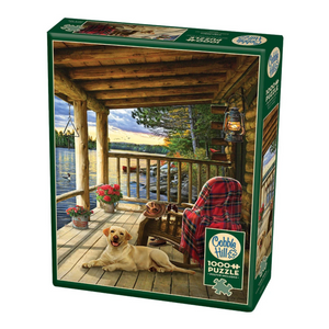 Cobble Hill - 80005 | Cobble Hill: Cabin Porch - 1000 Piece Puzzle