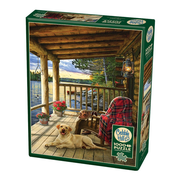 Cobble Hill - 80005 | Cabin Porch - 1000 Piece Puzzle