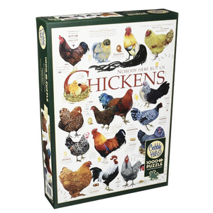 Cobble Hill - 80120 | Chicken Quotes 1000 Piece Puzzle