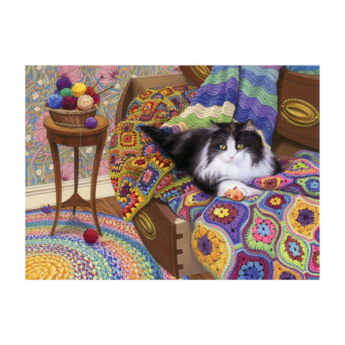 Cobble Hill - 80316 | Comfy Cat 1000 Piece Puzzle