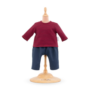 Corolle - 140630 | 14'' Pants & Striped T-Shirt
