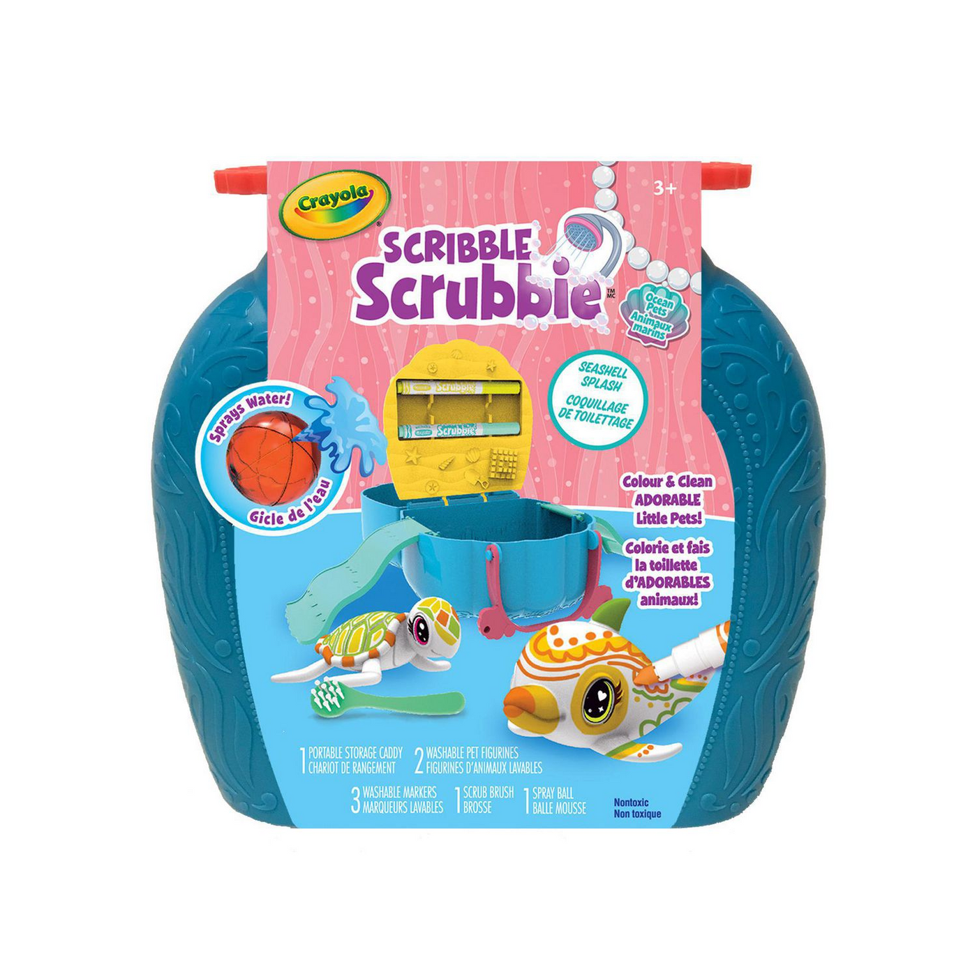 Crayola Blue Scribble Scrubbie Pets Scented Spa Playset