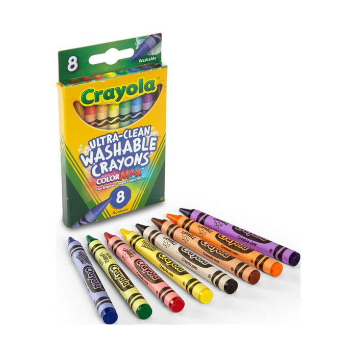 9 | Washable Crayons 8 CT