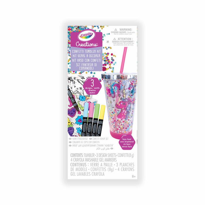 Crayola - 04-0465 | Creations: Confetti Tumbler Kit