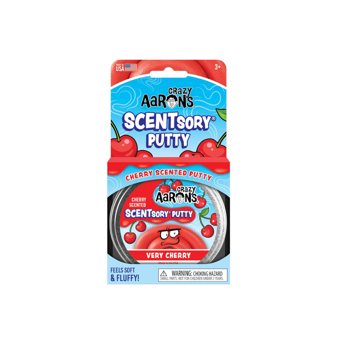Crazy Aaron's Thinking Putty - CY0555 | Scentsory Putty: Cherry Scented Putty
