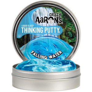 Crazy Aaron's Thinking Putty - FW020 | Liquid Glass: Falling Water - 4 Inch Tin