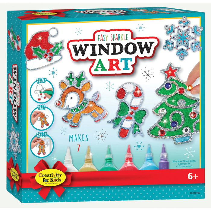 Creativity for Kids - 6320000 | Holiday Easy Sparkle Window Art
