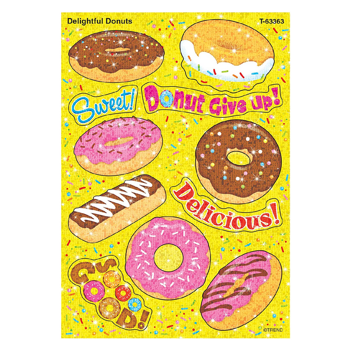 Trend Enterprises - T63363 | Delightful Donuts Stickers