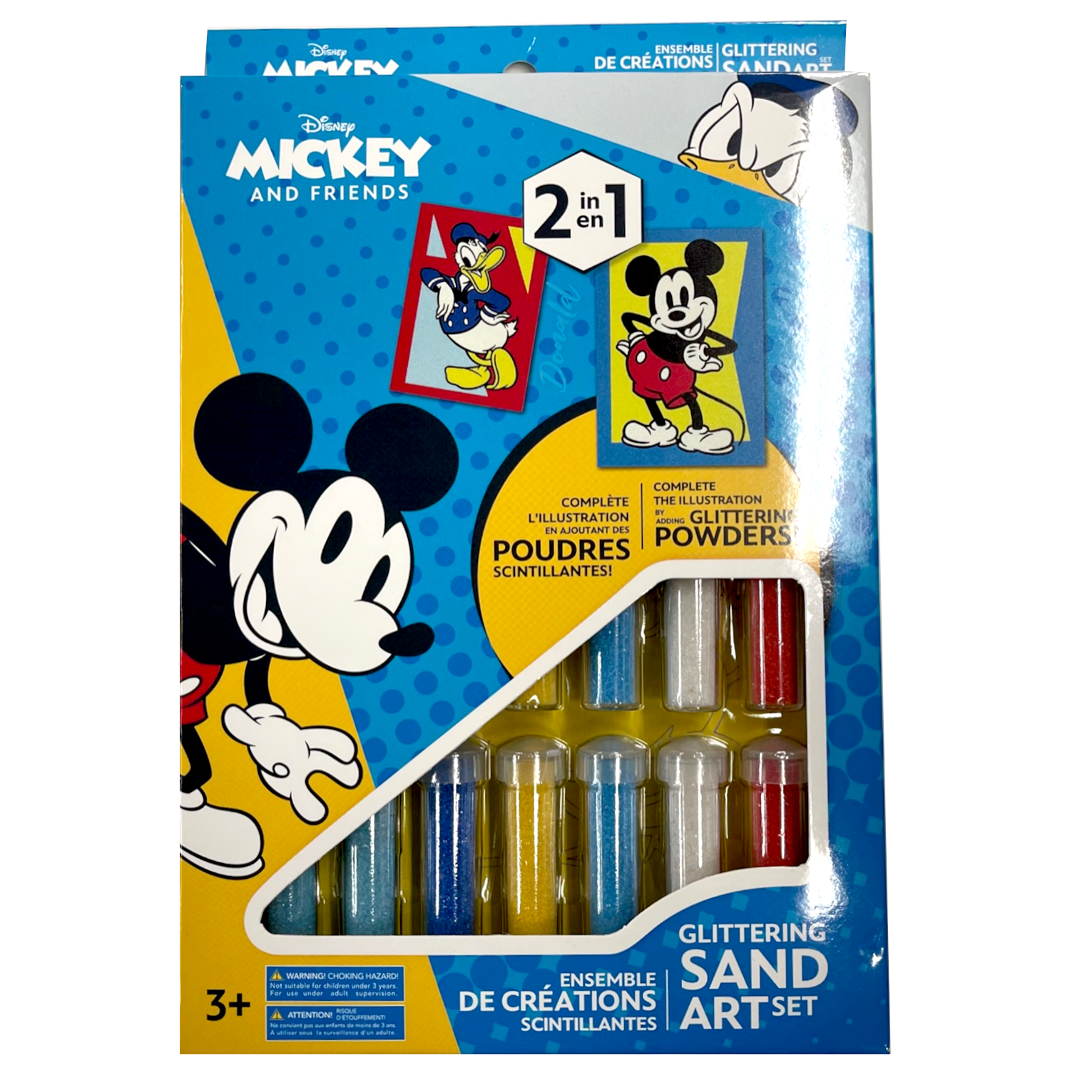 2-In-1 Glittering Sand Art Set - Disney Princess 