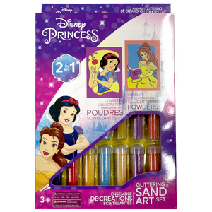Disney - DS-08 | 2-In-1 Glittering Sand Art Set - Disney Princess