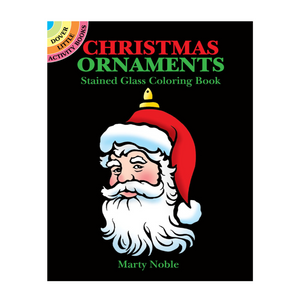 Products Dover Storybooks - 40246 | Christmas Ornaments Stained Glass by Marty Noble