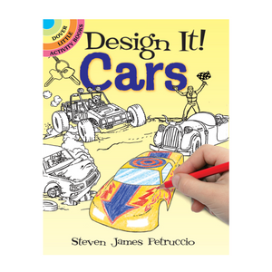 Dover Storybooks - 83720 | Design It Cars Activity Book By Petruccio