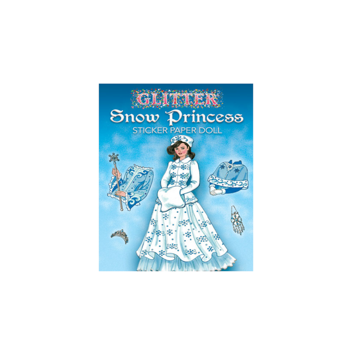 Dover Storybooks - 47138 | Glitter Snow Princess Sticker Paper Doll