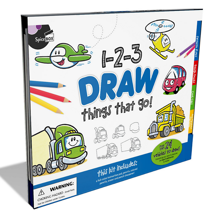 82 | Activity Folder: 123 Draw Things That Go