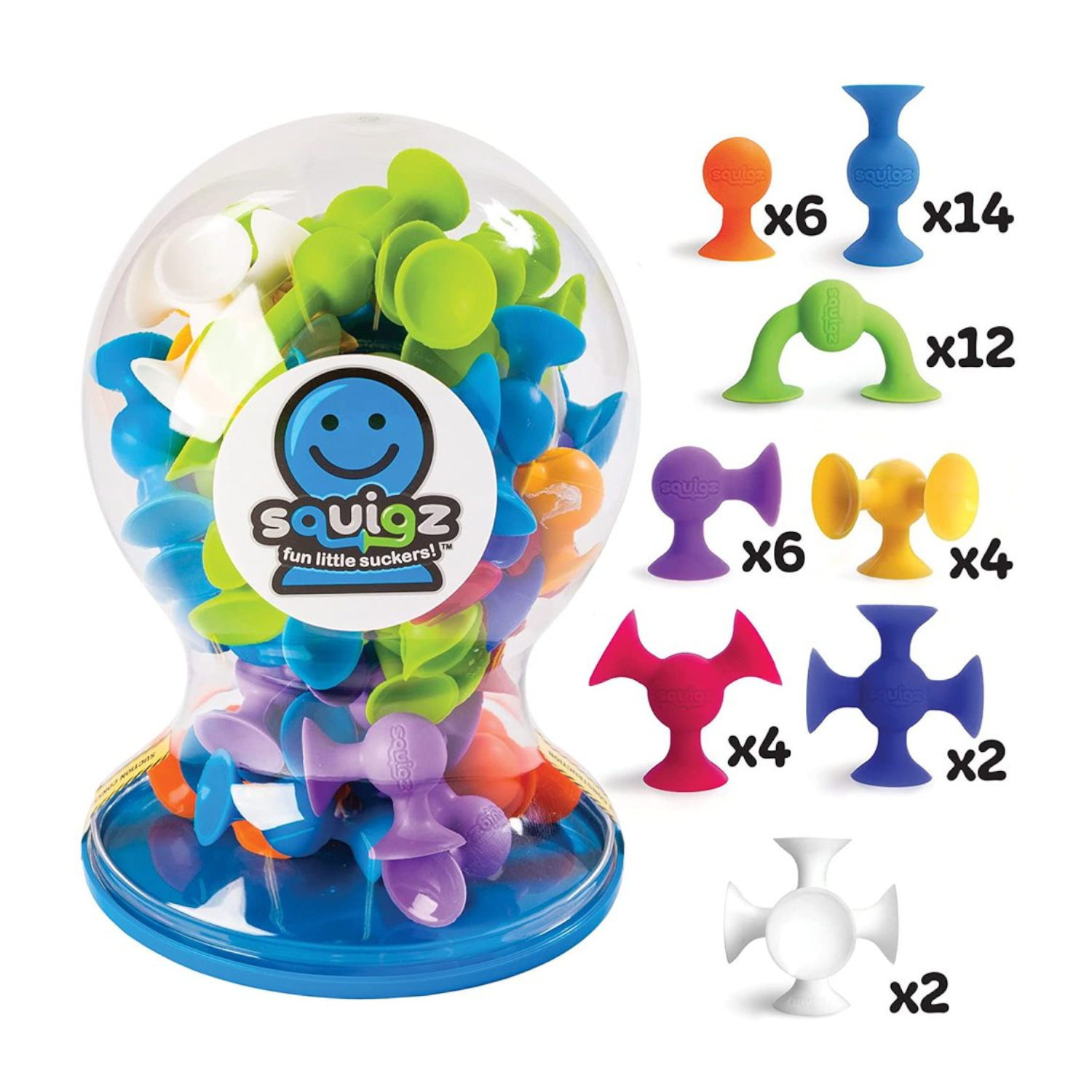 Fat Brain Toy Co - FA088-2 | Squigz Deluxe Set