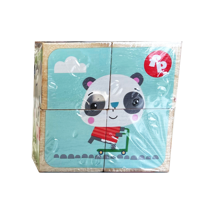 2 | Wooden Memory Blocks - Panda