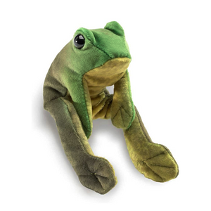 Folkmanis Puppets - 2780 | Mini Sitting Frog Finger Puppet