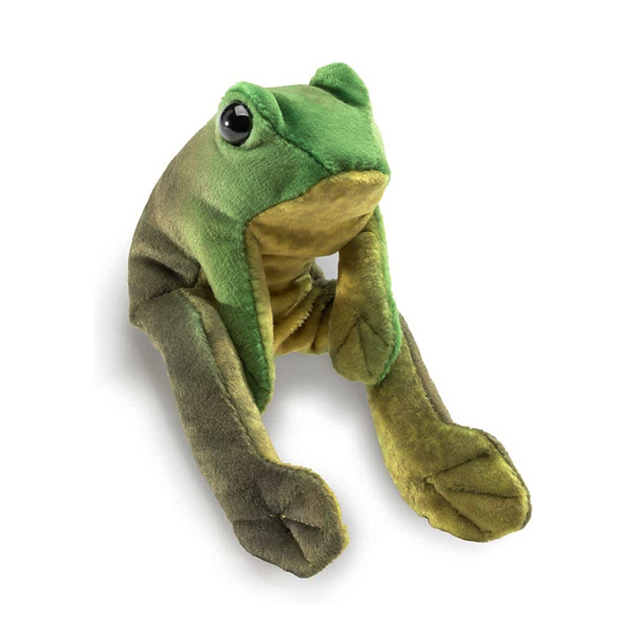 Folkmanis Puppets - 2780 | Mini Sitting Frog Finger Puppet