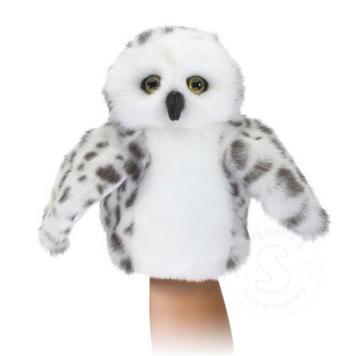 Folkmanis Puppets - 3151 | Little Snowy Owl Puppet