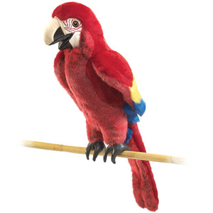 Folkmanis Puppets - 2362 | Scarlet Macaw Puppet