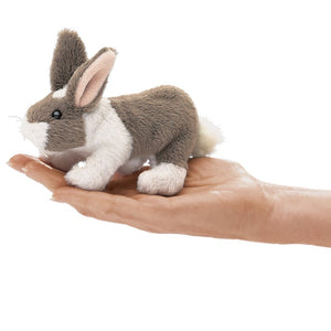 Folkmanis Puppets - 2685 | Mini Bunny Rabbit Finger Puppet